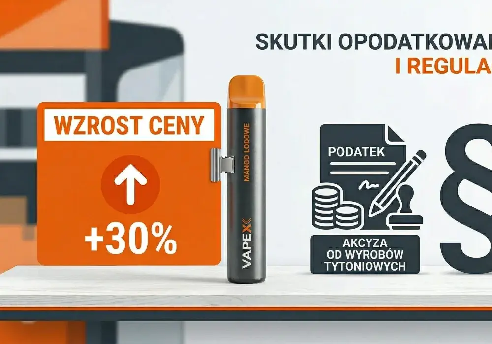 Akcyza na e-papierosy - ile wynosi i co zmienia na rynku?