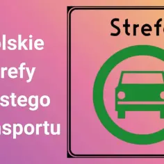 Polskie strefy czystego transportu. Znak informuje o wjeździe do strefy, gdzie obowiązują ograniczenia dla pojazdów spalinowych.