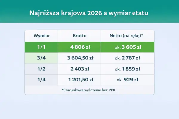 Płaca minimalna w Polsce - ile wynosi i co zostaje na rękę?