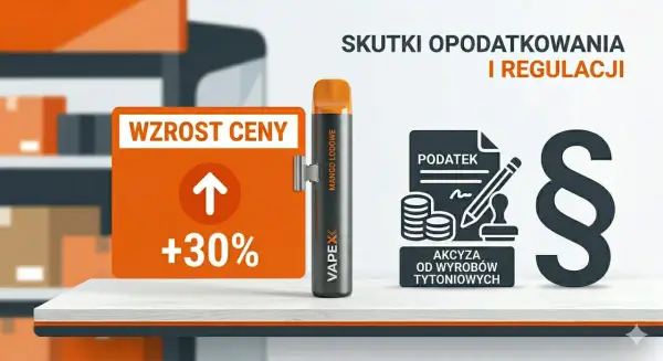 Akcyza na e-papierosy - ile wynosi i co zmienia na rynku?